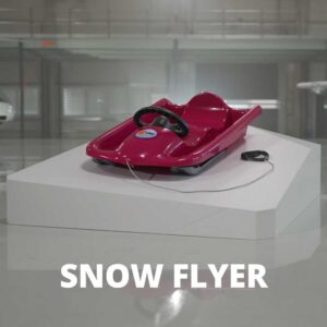 Schlitten Snow Flyer von KHW in pink / anthrazit