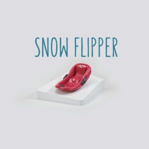 Schlitten Snow Flipper von KHW in pink / anthrazit