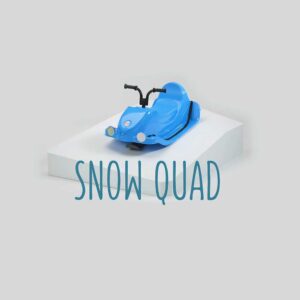 Schlitten Snow Quad von KHW in iceblue / anthrazit