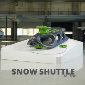 Schlitten Snow Shuttle de Luxe von KHW schwarz / grün