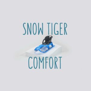 Schlitten Snow Tiger Comfort von KHW in iceblue / anthrazit