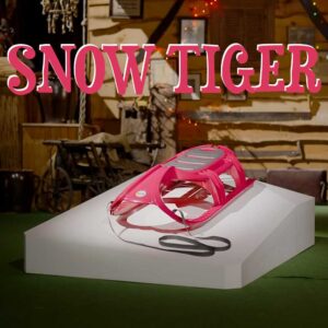 Schlitten Snow Tiger von KHW in pink / anthrazit