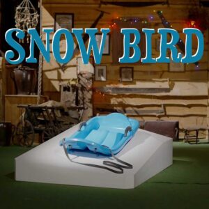 Schlitten Snow Bird von KHW in iceblue / anthrazit