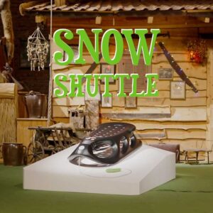 Schlitten Snow Shuttle von KHW in schwarz / grün
